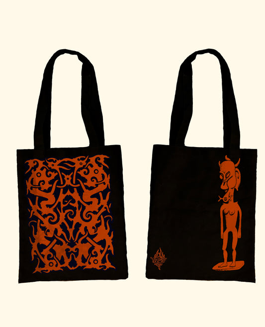 Tote bag - hombre de tribu